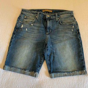 Joes Jeans Distressed Bermuda Jean Shorts
